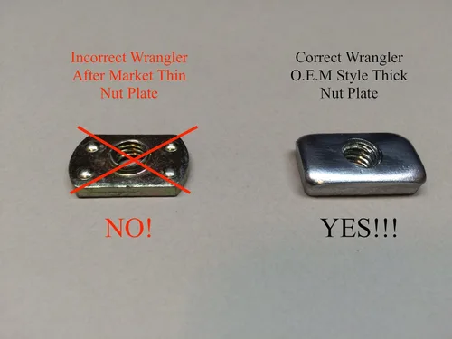 Miniatura 3 de Tornillos de tuercas universales fáciles de poner y quitar para Jeep Wrangler 1987 a 2019 YJ TJ JK