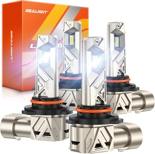 Miniatura 7 de SEALIGHT 9005 H11 LED Bulbs Combo, 200,000LM 6500K White Bulbs, L1S Series HB3 H11/H8/H9/H16 Bulb, IP68 IP6X Proof 30,000rpm High Speed Cooling Fan