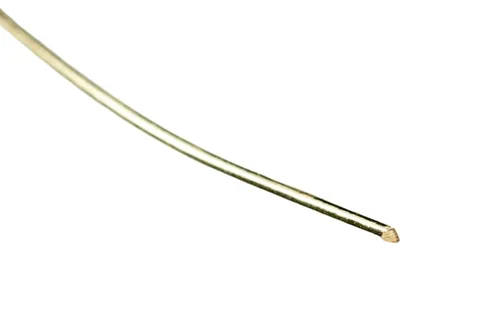 Alambre de soldadura de 3 pulgadas de oro amarillo de 14 quilates, calibre medio 22, sin cadmio por CRAFT WIRE