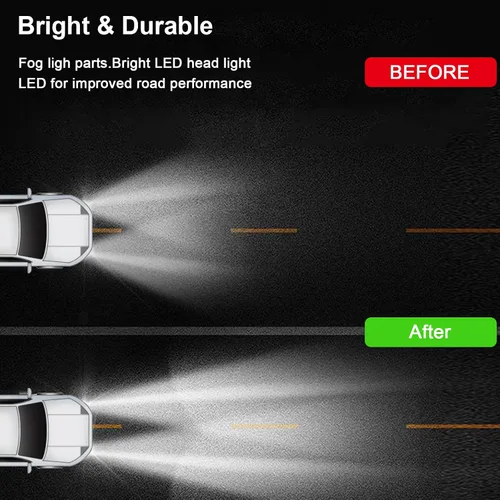Miniatura 3 de Juego de lámparas LED para luces antiniebla de reemplazo para Kenworth T660 T680 (SET)