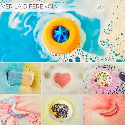 Miniatura 2 de STNTUS INNOVATIONS Bombas de baño, juego de 7 bombas de baño naturales, hechas a mano para mujeres y niños, regalos para mamá, novia, regalos