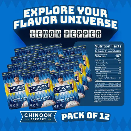 Miniatura 2 de Chinook Seedery Semillas de girasol para comer, bocadillos con sabor a jumbo, tostados, bajos en sodio, aptas para dieta cetogénica, sin gluten, sin