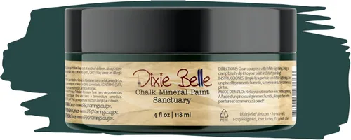 Miniatura 94 de Dixie Belle Paint Company - Pintura con acabado de tiza para muebles, color negro (Caviar), 1 galón, 128 fl oz, pintura mineral color rosa intenso