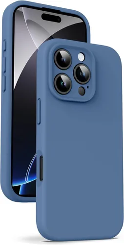 Miniatura 92 de Supdeal Funda de silicona líquida para iPhone 12 Pro Max, [protección de cámara] [antihuellas dactilares] [carga inalámbrica] Funda protectora de 4