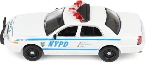 Miniatura 5 de 2011 Ford Crown Victoria Police Departamento de Policía de Nueva York (NYPD) con número de escuadrón de NYPD hoja de calcomanías Hobby Exclusivo