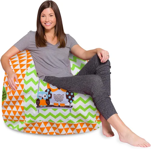 Miniatura 54 de Posh Beanbags - Sillón puff Azul Rey Sólido