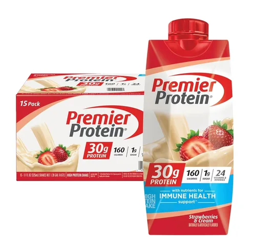 Miniatura 10 de Premier Protein - Batido de proteína sabor a chocolate, 30 gramos de proteína, sin azúcar añadida, 24 vitaminas y minerales para apoyar la salud
