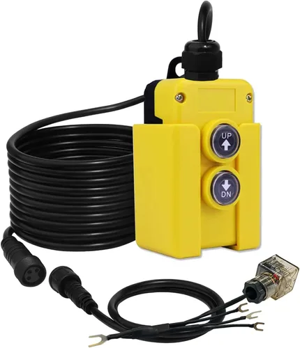 Interruptor de control remoto de remolque volcado, 3 alambres 12v DC bomba hidráulica unidad de potencia arriba abajo controlador para camión