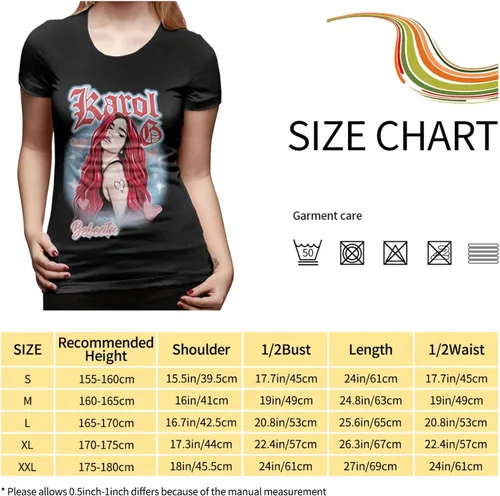Miniatura 2 de Camisa para mujer Camiseta de manga corta Top Casual Moda Tee Negro