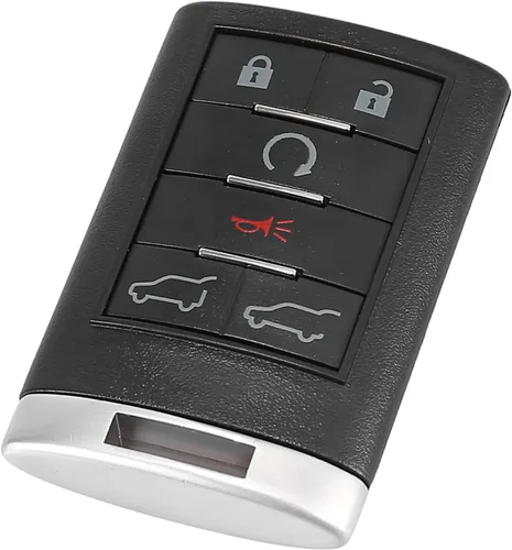 X AUTOHAUX OUC6000066 - Llavero remoto de repuesto para Cadillac Escalade 07-14 para Escalade ESV 2007-2014 850K-6000066 con botón de 6 teclas