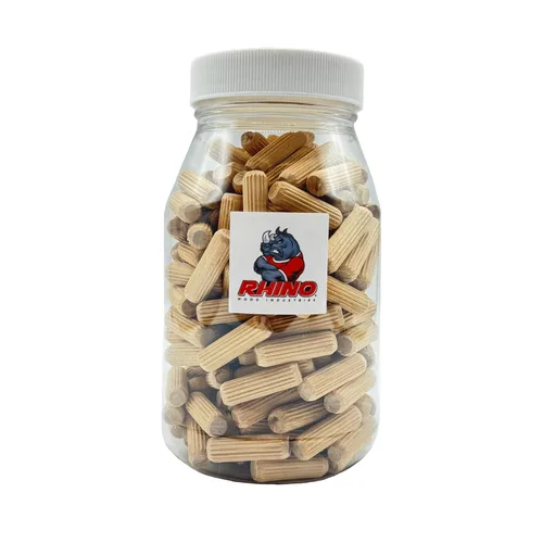 Miniatura 9 de 3/8" x 1 1/2" - Paquete de 500 pasadores de madera - Secados al horno, estriados y biselados (3/8" x 1 1/2", 500 unidades)