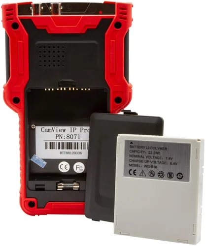 Miniatura 12 de Triplett 8071 CamView IP Pro+ CCTV Cámara Probador con servidor DHCP incorporado - IP, NTSC/PAL, AHD, TVI