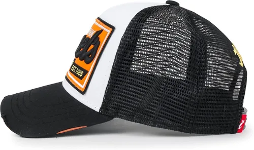 Miniatura 3 de ililily Gorra de béisbol vintage con bordado de Howels prémium