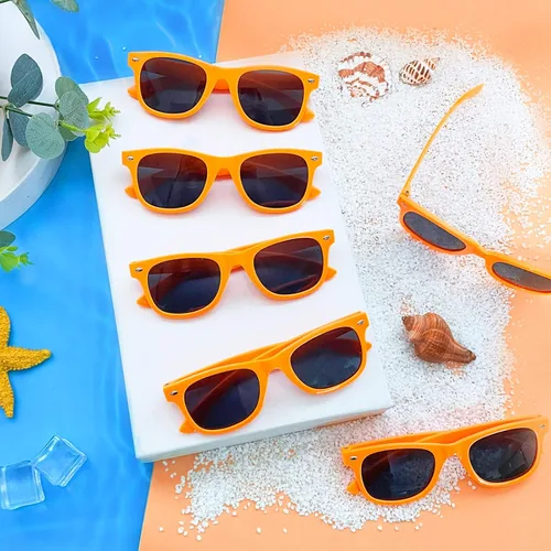 Miniatura 5 de SUNOVELTIES Paquete de 12 lentes de sol retro neón para niños pequeños, diseño de corazón clásico, a granel, regalos de fiesta para niños y niñas