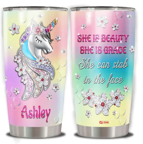 Miniatura 20 de WAZONE Vaso de vaca personalizado con tapa, de piel de vaca occidental, de 20 onzas, 30 onzas, taza de viaje con nombre personalizado, taza aislada