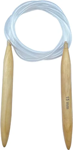 Miniatura 10 de Mdoker Agujas de tejer circulares de madera de 47 pulgadas de largo, aguja de tejer cicular jumbo para bufanda de lana voluminosa para tejer de lana
