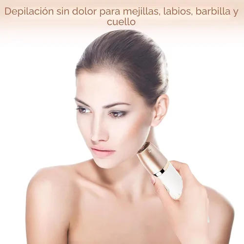 Miniatura 5 de Maquinilla de afeitar eléctrica para mujer – Sin dolor 2 en 1 para mujeres – Removedor de pelo para cara, piernas y axilas, portátil impermeable