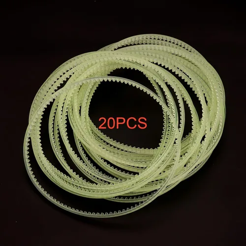 Miniatura 4 de 20 piezas de repuesto de correa de dientes de correa de engranaje para FR-900 FRM-900 serie continua máquina de sellado de bolsas (16.142 in)
