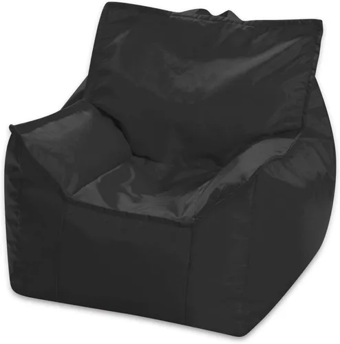 Miniatura 73 de Posh Beanbags - Sillón puff grande, 38 pulgadas, color azul rey sólido Nylon suave - Azul real