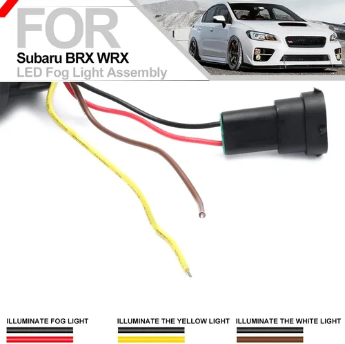Miniatura 7 de Conjunto de luces LED de conducción antiniebla para Subaru BRZ WRX STI Impreza Legacy Outback Forester Crosstrek Switchback - Kit de lámparas