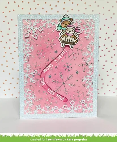 Miniatura 3 de LAWN FAWN Snow One Like You Cortes de césped personalizado Troquel