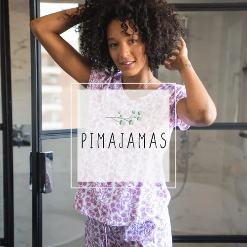 Miniatura 7 de Pimajamas Conjuntos de pijamas para mujer. Súper suave, fabricado con 100% algodón Pima peruano. Conjuntos de ropa de descanso para mujer, pijamas