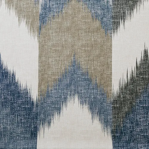 Miniatura 4 de INK+IVY Alpine - Cortina de ducha de algodón impresa con patrón abstracto moderno, lavable a máquina, decoración de baño para el hogar, 72 x 72 Azul
