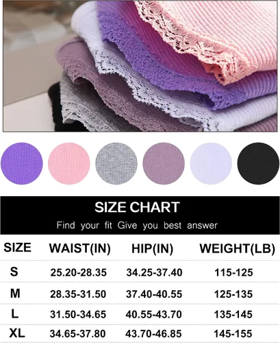 Miniatura 4 de FINETOO Tangas ajustables para mujer, ropa interior de algodón de baja altura con espalda en T, tangas sexy con ribete de encaje, transpirable