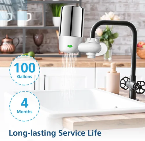 Miniatura 5 de 2 paquetes de cartuchos de repuesto para filtro de grifo, compatibles con el sistema de filtración de agua de grifo Brita®, Brita® 36311, 36313