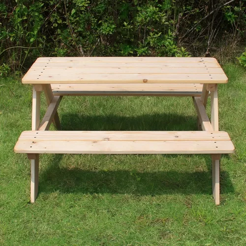 Miniatura 6 de banco de madera para picnic para niños