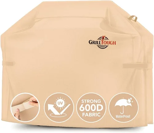 Miniatura 8 de GrillTough - Funda para parrilla resistente para barbacoa al aire libre, 72 pulgadas – Resistente al agua, a la intemperie, a los rayos UV y a