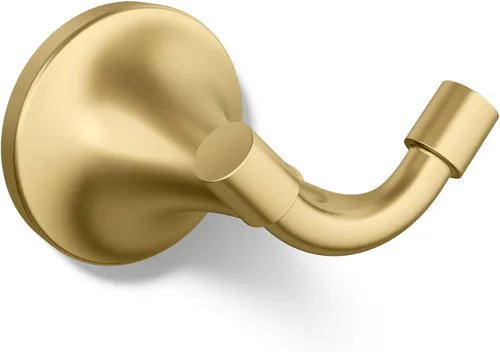 KOHLER GANCHO TONE® ROBE Latón cepillado vibrante.