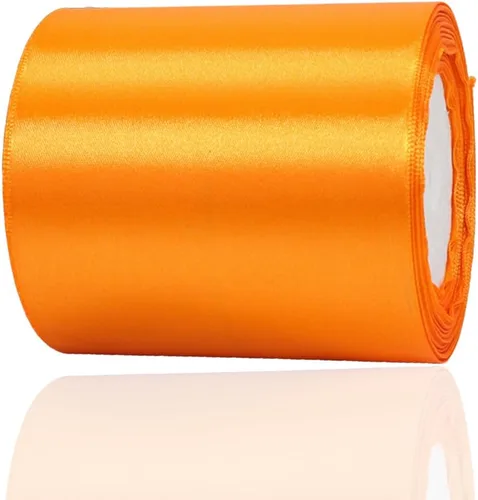 Miniatura 151 de Cinta rosa intensa de 1-1/2 pulgadas x 25 yardas, cinta de satén de tela de color rojo rosa sólido para envolver regalos, manualidades de bricolaje