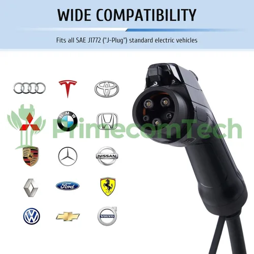 Miniatura 7 de Primecom.Tech - Cargador de vehículo eléctrico de nivel 2 (EV) Amperaje ajustable