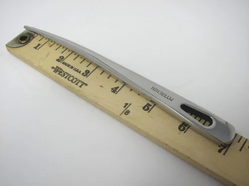 Miniatura 6 de Myerchin A009 Professional Marine Marlinspike - Herramienta de empalme de acero inoxidable sólido con funda de cuero genuino y correa de cordón