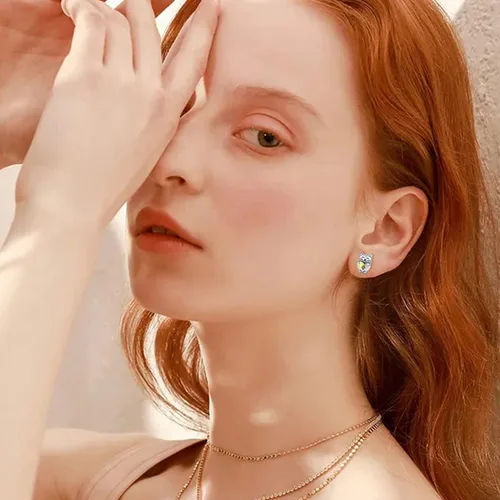 Miniatura 5 de Aretes de plata de ley 925 con diseño de gato, bonitos aretes de gato con diseño de gatito, joyería de regalo para mujeres y niñas, aretes