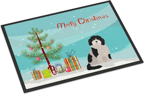 Miniatura 104 de Caroline's Treasures CK3799MAT Akita Shepherd - Tapete de árbol de Navidad de 18 x 27 pulgadas, tapete para puerta delantera, interior y exterior