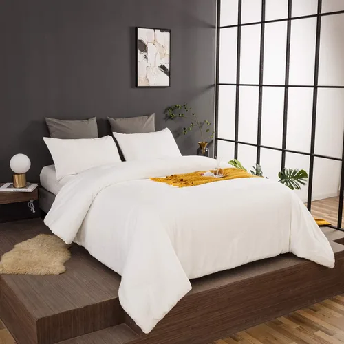 Miniatura 274 de CLOTHKNOW - Juego de edredón verde militar tamaño completo de 3 piezas, juego de ropa de cama verde oscuro, edredón suave con 2 fundas de almohada