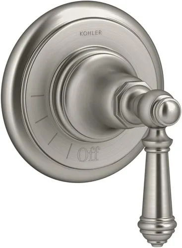 Miniatura 3 de KOHLER T72771-4-BL Artifacts Mastershower Control de volumen válvula de ajuste con palanca de manija, negro mate
