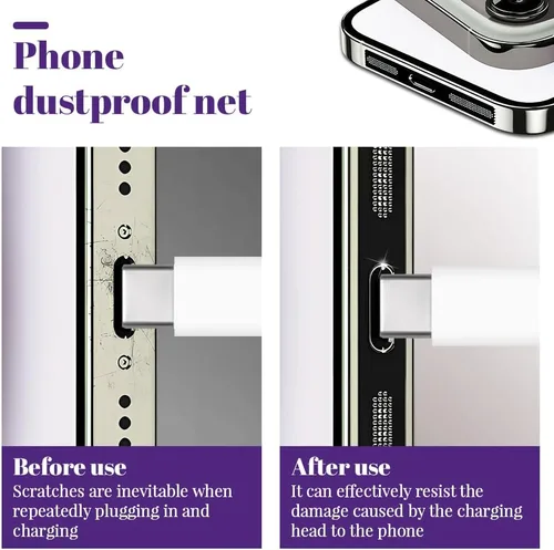 Miniatura 5 de 10 calcomanías a prueba de polvo para altavoz de iPhone, cubiertas adhesivas de malla antipolvo para iPhone 15/15 Plus/15 Pro/15 Pro Max, protector