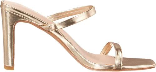 Miniatura 7 de The Drop - Sandalias de tacón alto Avery con dos correas y punta cuadrada para mujer