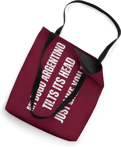 Miniatura 2 de Dogo Argentino - mi Dogo Argentino inclina la cabeza como tú Tote Bag
