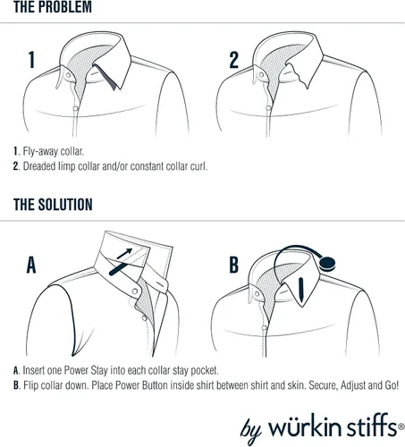 Miniatura 6 de Power Stays Magnetic Collar Stays by Würkin Stiffs
