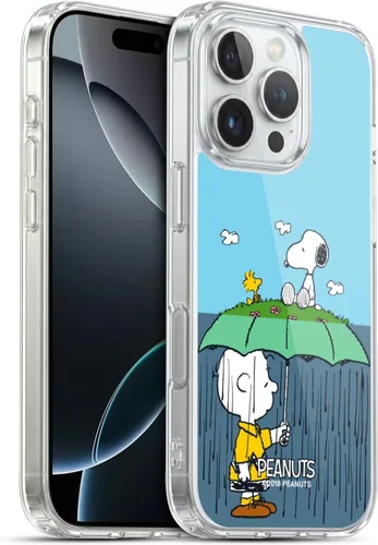 Miniatura 218 de Head Case Designs Funda de gel con licencia oficial de Peanuts Snoopy & Woodstock Halfs and Laughs [protección de grado militar] compatible