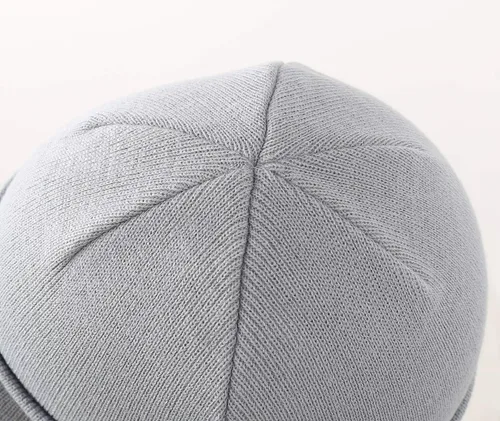 Miniatura 33 de Home Prefer - Gorro de invierno para hombre con visera, cálida y doble punto.