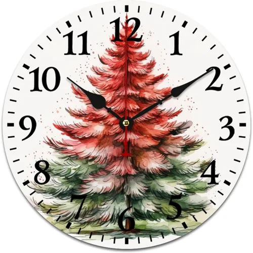 Miniatura 12 de Reloj de pared retro vintage de 16 pulgadas, estilo francés, estilo toscano y estilo vintage, funciona con pilas, con movimiento de cuarzo, números
