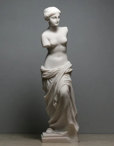 Miniatura 2 de Afrodita Venus De Milo Diosa de la Belleza Estatua de Alabastro Escultura Desnuda Mujer