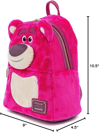 Miniatura 6 de Loungefly Disney Pixar Lotso Cosplay - Bolso de hombro con doble correa para mujer, Multi