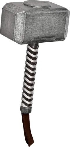 Miniatura 3 de Marvel: Avengers Endgame Thor Mjolnir Hammer accesorio para disfraz