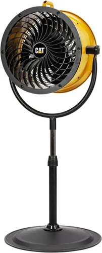 Miniatura 12 de CAT ventiladores - Ventilador de tambor de alta velocidad de 14 pulgadas de alta velocidad de alta resistencia de grado industrial (negro, 2 en 1)